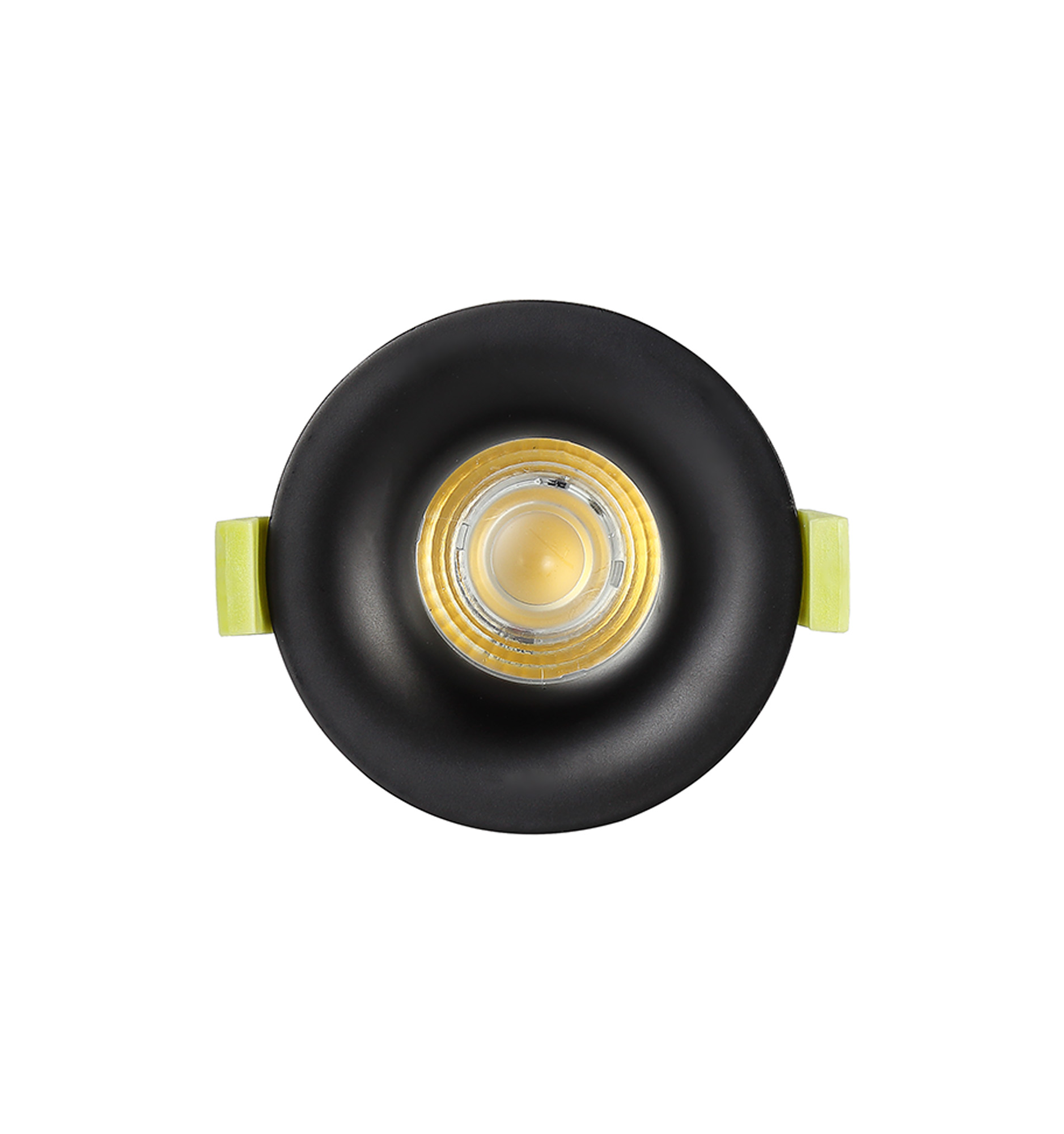 Bruve 12 Tridonic powered 12W 2700K 1200lm 36° LED Engine,300mA , CRI>90 LED Engine Matt Black Fixed Round Recessed Downlight, Inner Glass cover, IP65 DM201532  Dlux Bruve 12 IP65